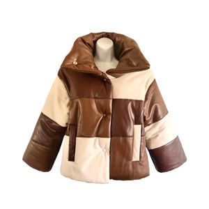 Nanushka Hide Color-Block Vegan Leather Jacket